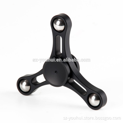 Metal 3 bar Finger Toy Rotating Hand Fidget Spinner